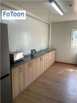 Chambre de conteneur d'hébergement modulaire pour réfugiés en paquet plat